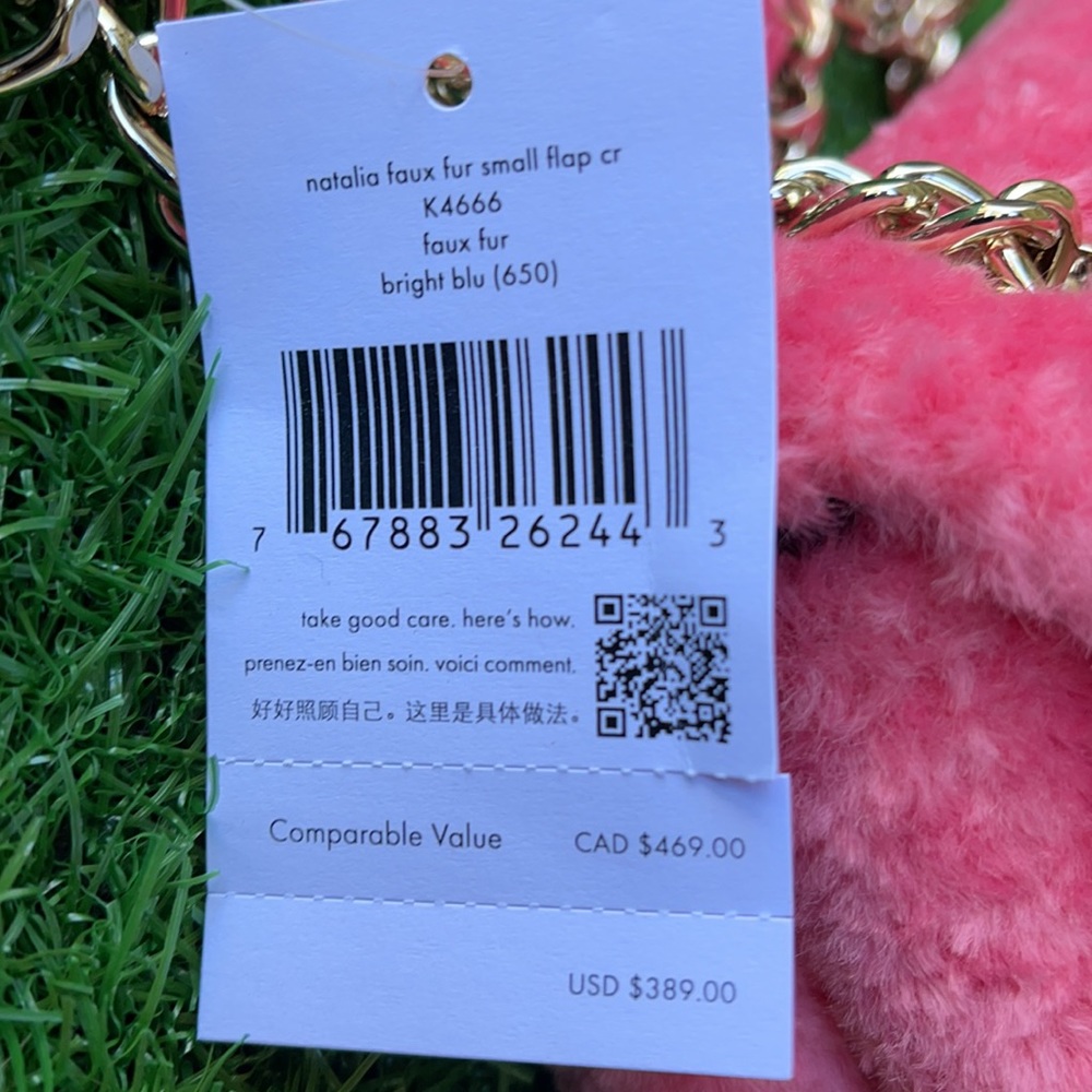 Kate Spade Natalia Foux Fur small flap crossbody - Picture 8 of 16